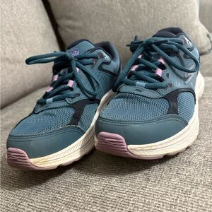 Blue and Purple Athletic Skechers Size 8